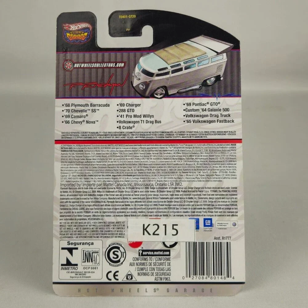 HOT‎ WHEELS PHIL'S GARAGE 8 CRATE REAL RIDERS 2/39 - MINT - (K215)